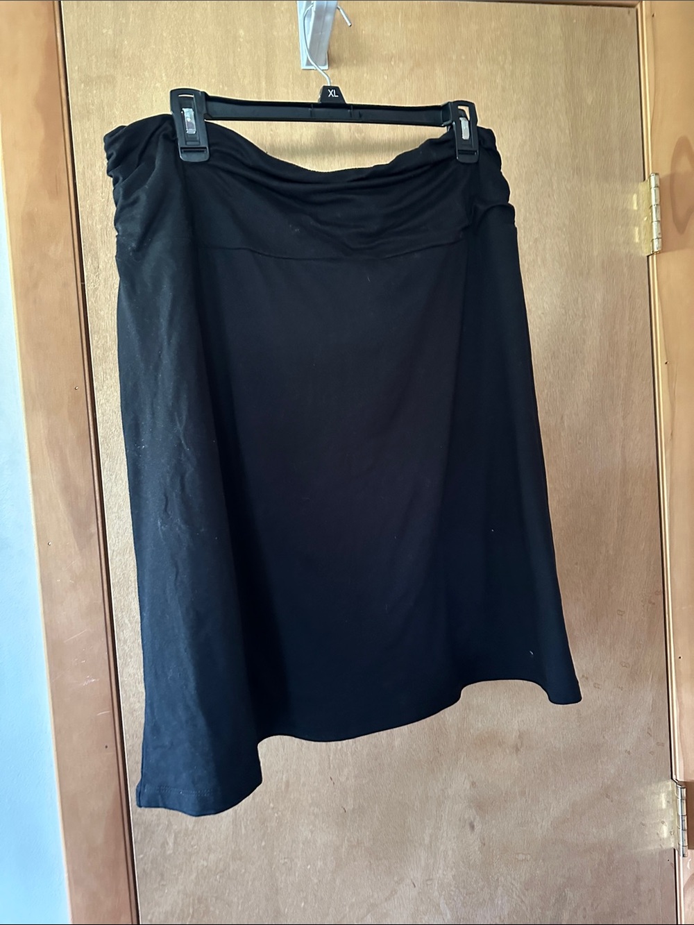Black Women's Pull-On Skirt - Picture 4 of 4